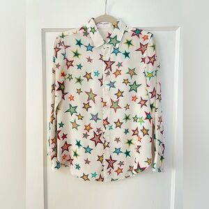 Saint Laurent Multicolor Star Print Shirt